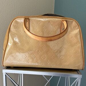 Louis Vuitton Vernis Gold Satchel